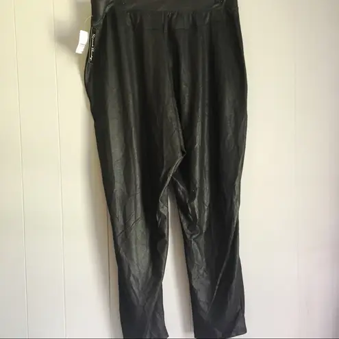 French Laundry One Step Up Zip Pocket Dress Pant Black Slacks XXL