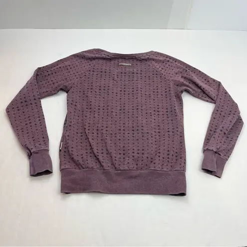 Naketano The Poet’s Choice Faded Red Stars Sweatshirt Womens Size Medium *FLAW