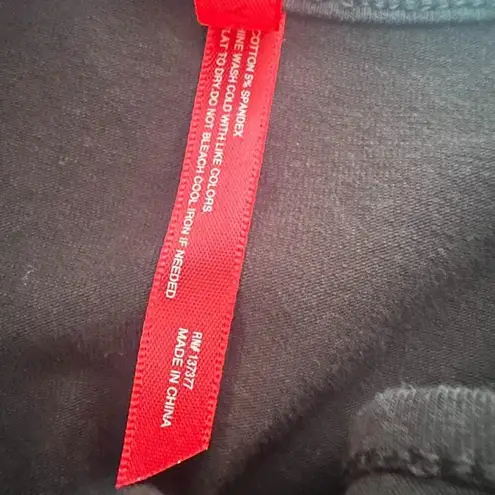 Ruby Ribbon Women's Size Small Black Lace Long Tank Top Tunic Extender Basic