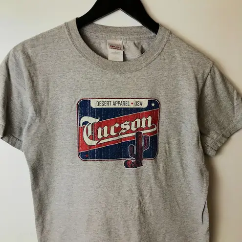 Gildan 90s Vintage  Tucson Desert Apparel USA T Shirt Graphic Tee Cactus Small S