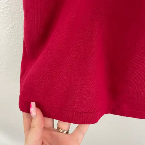 Vintage 90s Red Stuffed Animals Friends Single Stitch Graphic Short Sleeve Tee Size M