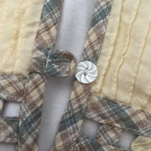 Vintage Quilted Vest/Tee Short Sleeve