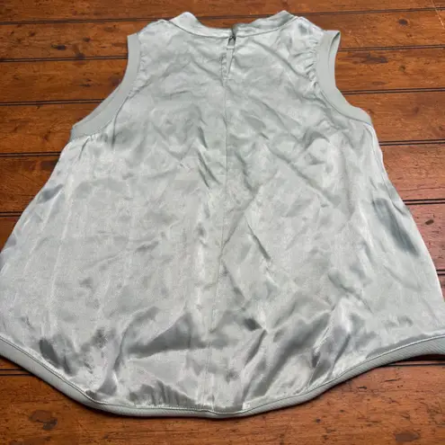 Fate Sleeveless Mock Neck Pocket Tank Top Women's Size Medium Light green