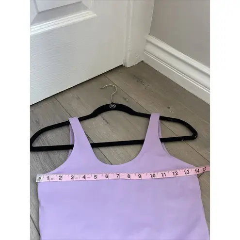 Girlfriend Collective  Lilac Purple Scoop Unitard Size M