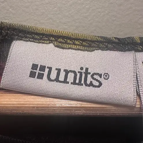 Vintage Units Black Pink Floral Sleeveless Top Size Medium Y2K Grunge Girly