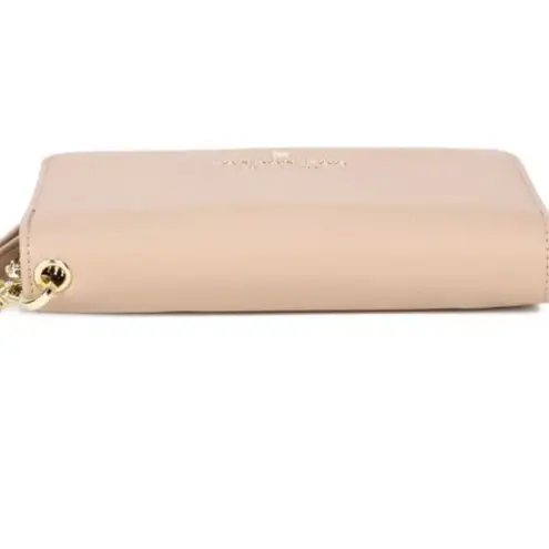 London Fog Bradford Pebble Wristlet Zip-Around Wallet Magnetic Snap New w/ Tag