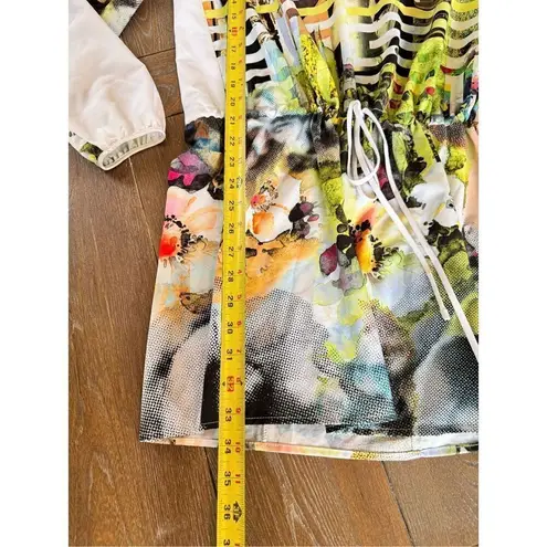 Clover Canyon Floral Maze Mini Dress in Multi Size Medium