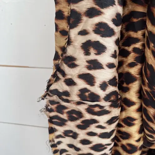 ALC Frank ALC Leopard Cutout Gabriela Silk Blend Dress