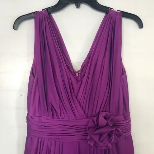 JS Collections Fuschia A Line Formal Ball Gown 6