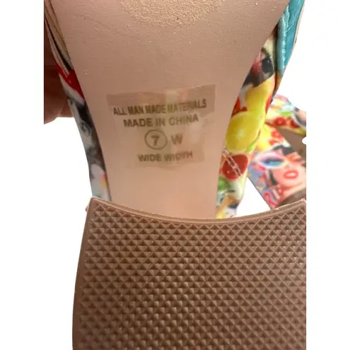 Chase & Chloe Size 7 Las Vegas Print Lace