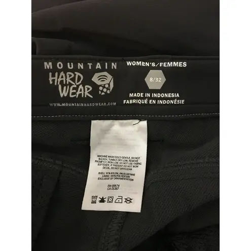 Mountain Hardwear  Womens Pants 8 32 Charcoal Gray Hiking Outdoor Midweight