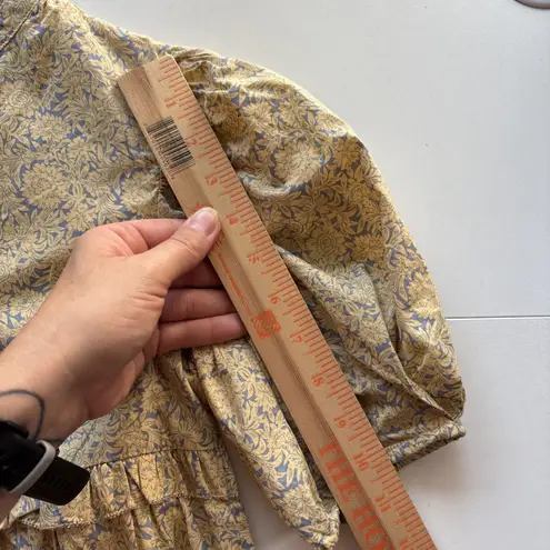 Sundays NWT Eden Celestial Bloom 100% Cotton Floral Tiered Ruffle Mini Dress XS