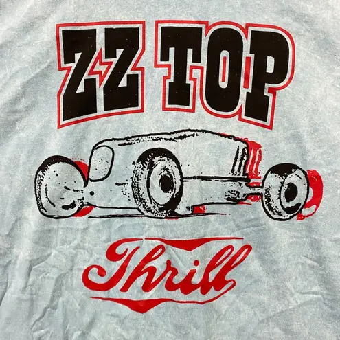 ZZ Top Thrill Rock Band Mineral Wash T-Shirt Size Extra Large
