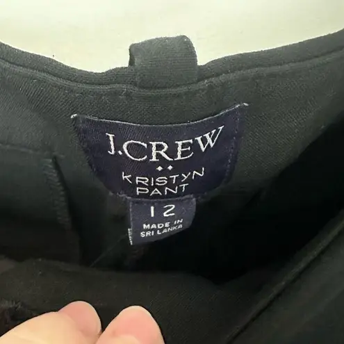 J. Crew Women’s 12 Black Kristyn Pants New NWT Chino