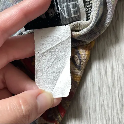 Vintage Y2K Just in Time USA Animal Print Semi Sheer Top Brown (medium) leopard