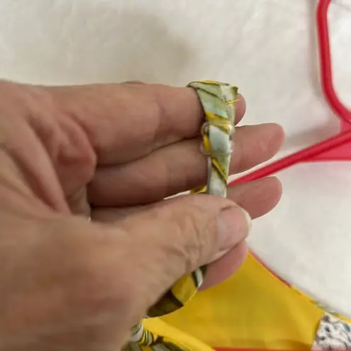 NAIF Anthropology Yellow Pink Maxi Sundress Resort Wear Size M