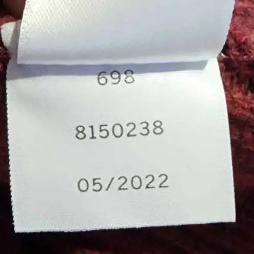 1. State  Cold Shoulder Cuffed Turtleneck Sweater Windsor Wine Small NEW