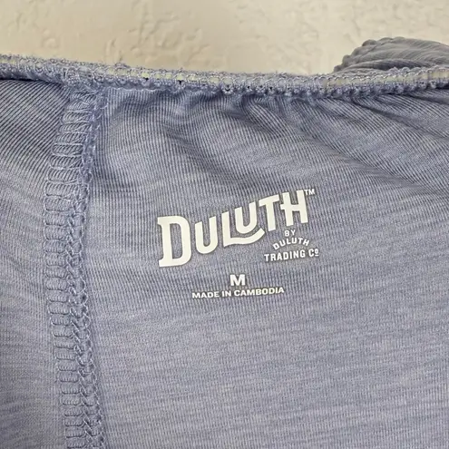 Duluth Trading Co. Armachillo Straight Cooling Sleep Capris Size Medium Blue