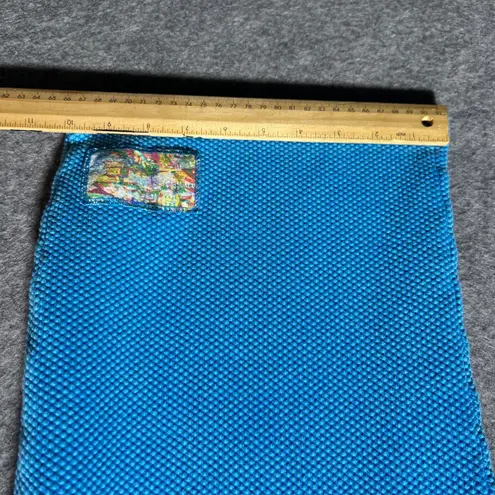 Vintage Michael Leu Collection Blue Textured Sweatshirt & Pants Set Small