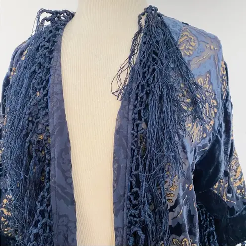 Denim & Supply Ralph Lauren Ralph Lauren beautiful velvet Denim & Supply fringe kimono