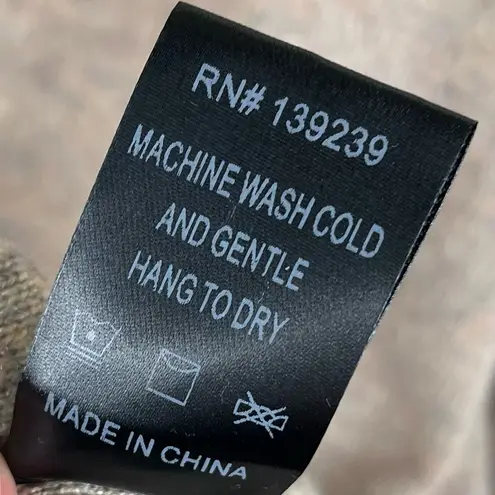 Pomander Place Hazelwood Vivianne Mini Sweater Dress Size XL Tuckernuck Fall Tan