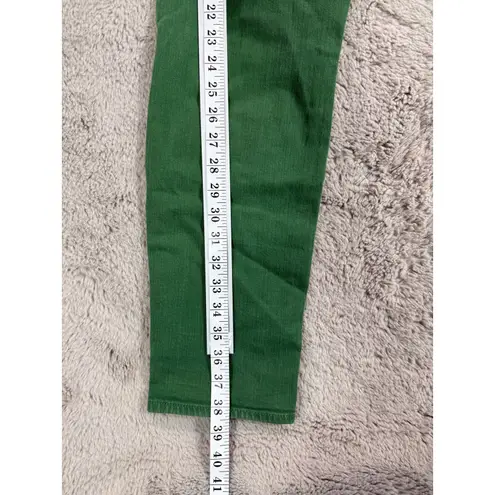 Pilcro and the Letterpress Green Denim Pants Size 31 Stretch Casual School