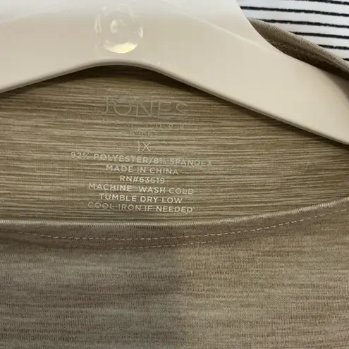 Women’s Beige Long Sleeve Shirt Tan Size 1X