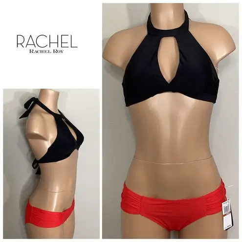 New. Rachel Roy high neck keyhole bikini set. Retails $109. S