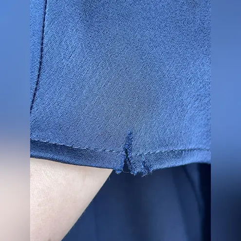 BHLDN Anthropologie Amelia Deep-V Satin Maxi Dress size 22 W