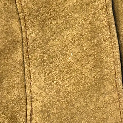 G4000  Genuine Leather Coat Western Cowboy Style Mid Length Quilted Lining Mens M