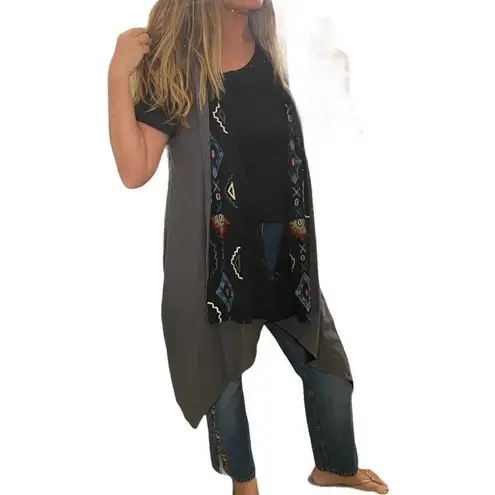 The Territory Ahead Vintage Western Aztec Open Cardigan Size Small Oversized - Image 6