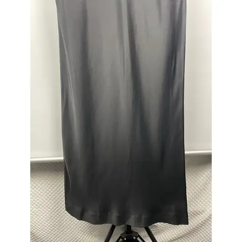 Reiss  Black Alfie Long Fitted Maxi Skirt With Back Center Slit Size 8