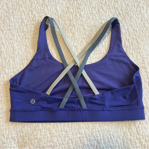 Lululemon  Women’s Purple Strappy Energy Sports Bra 10