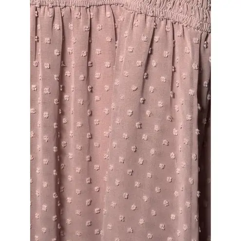 NEW Kervology Short Sleeve Smocked Maxi Dress 2XL Pink Super Stretch Pockets Size undefined