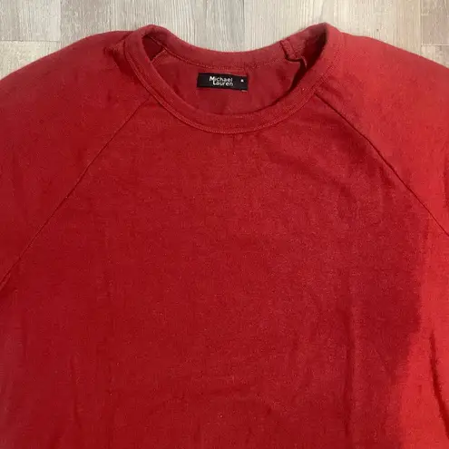 Michael Lauren NWT James Sweatshirt in Burgundy . - size M