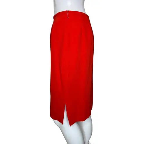 Kasper Skirt Womens 2 Petite Red Pencil Skirt Straight Casual Career Versatile Size 2P