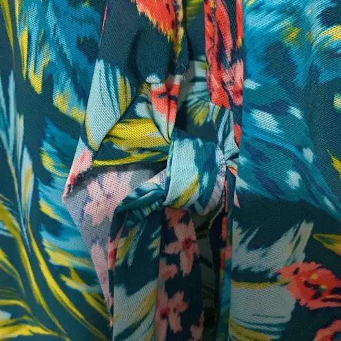 Kim Gravel Swimsuits For All Wo size 6 Vibrant Floral one piece Swimsuit Blue