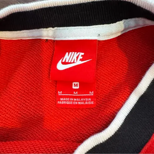 Nike  Retro Red Crop Crewneck Sweatshirt Size M - Image 4