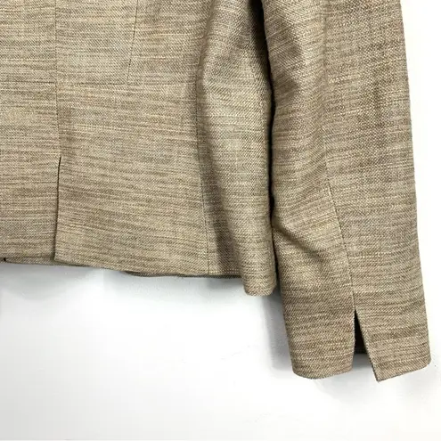 Lafayette 148 New York Neutral Linen Blend Blazer