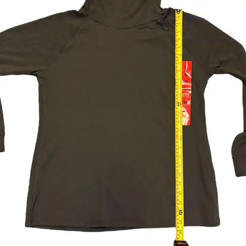 32 Degrees Heat Green Cowl Turtleneck Stretch Pullover Medium NWOT