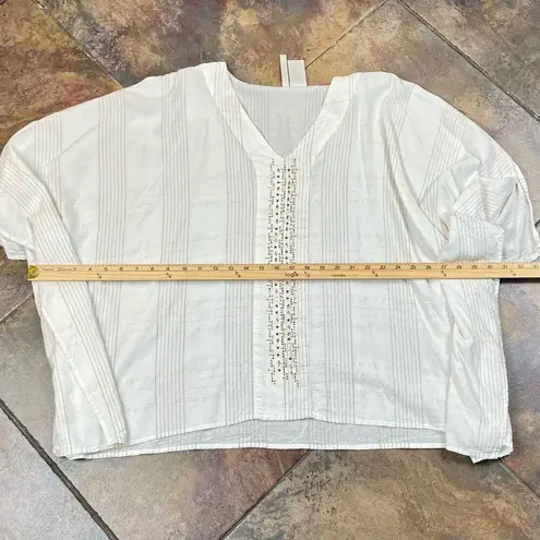 Forgotten Grace Beaded Poncho Blouse XL/XXL