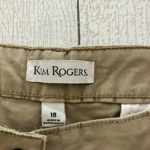 kim rogers Tan Bermuda Shorts Size 18