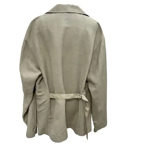 Caslon Linen Blend Casual Blazer Jacket Pockets Classic Beige size Medium