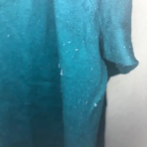 Dress Barn  Sweater Teal Scoop Neck Knit Sz 2X GUC Plus Size Casual Long Sleeve