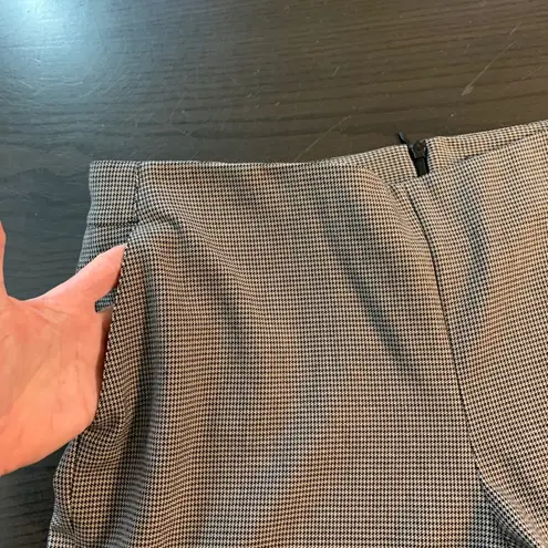 NYDJ Womens Houndstooth Ankle Bootcut Lift Tuck Dress Pants Size 12P Petite