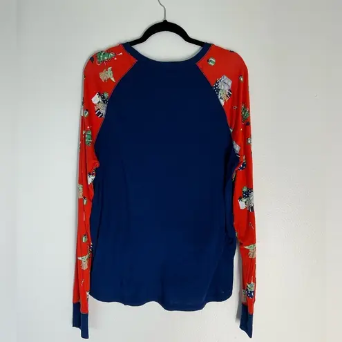 Munki Munki Star Wars Yoda 2pc Pajama Set XL Christmas Top and Bottoms Soft