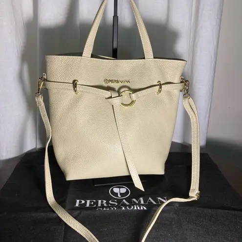 Persaman New York Italian Leather Luxury Tote crossbody Bag with dust bag
