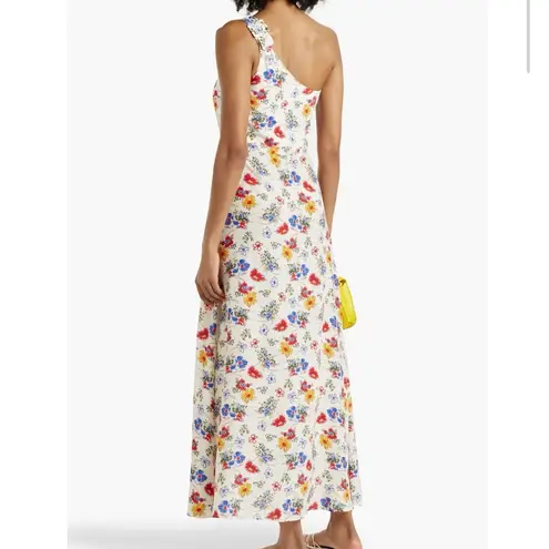 HVN Tender Loving Care Elena One Shoulder Dress Flower Bunch Sz 6