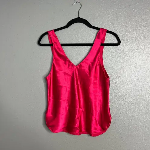Val Mode Vintage Lingerie Satin Slip Tank Women's M Y2K Cami V