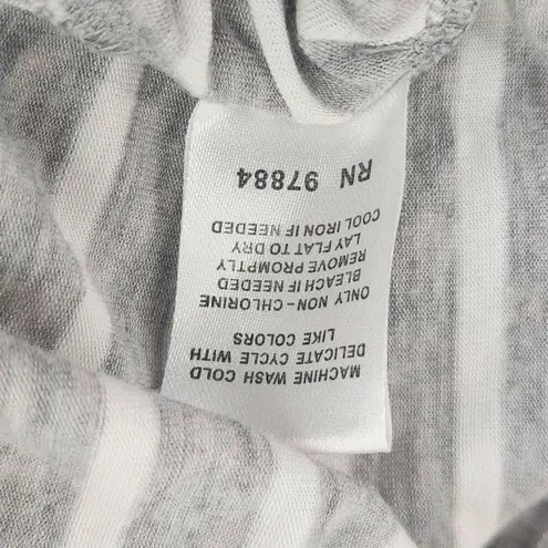 Tart Maternity Gray Stripe Ruched T